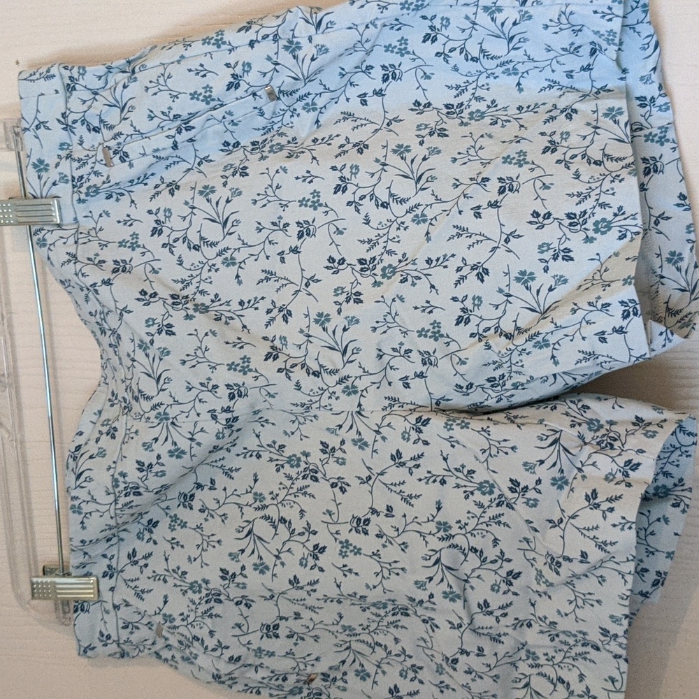 XL Slip on floral print shorts